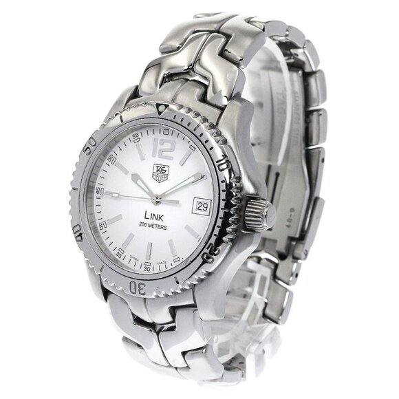 TAG HEUER Link WT1114-0 Date white Dial Quartz Men's Watch